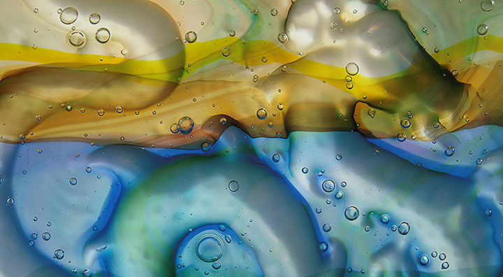 Cast Glass Tile, Ogopogo